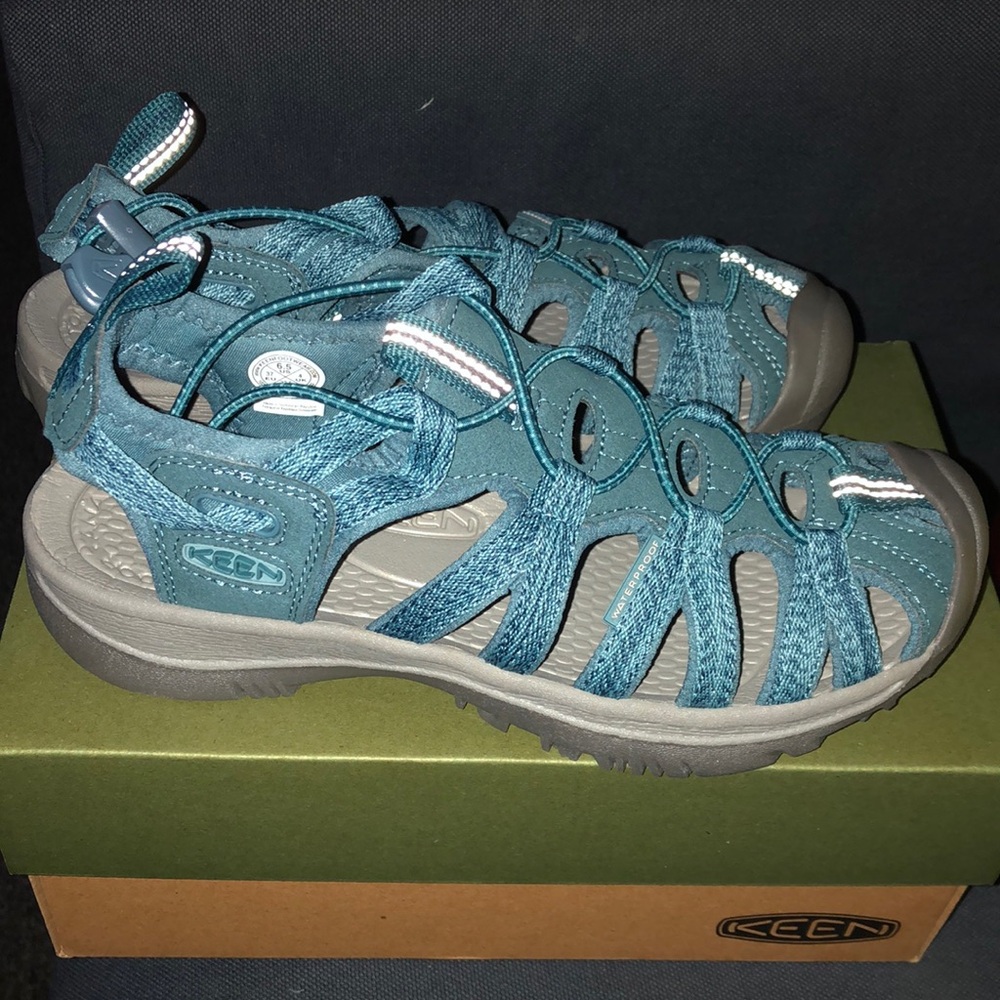 Keen smoke blue Whisper sandals (6.5)